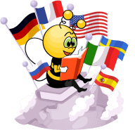 Bee with a globe